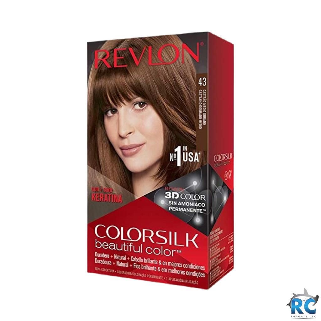 REVLON 043 MEDIUM GOLDEN BROWN 12/2 oz | RC Imports, LLC