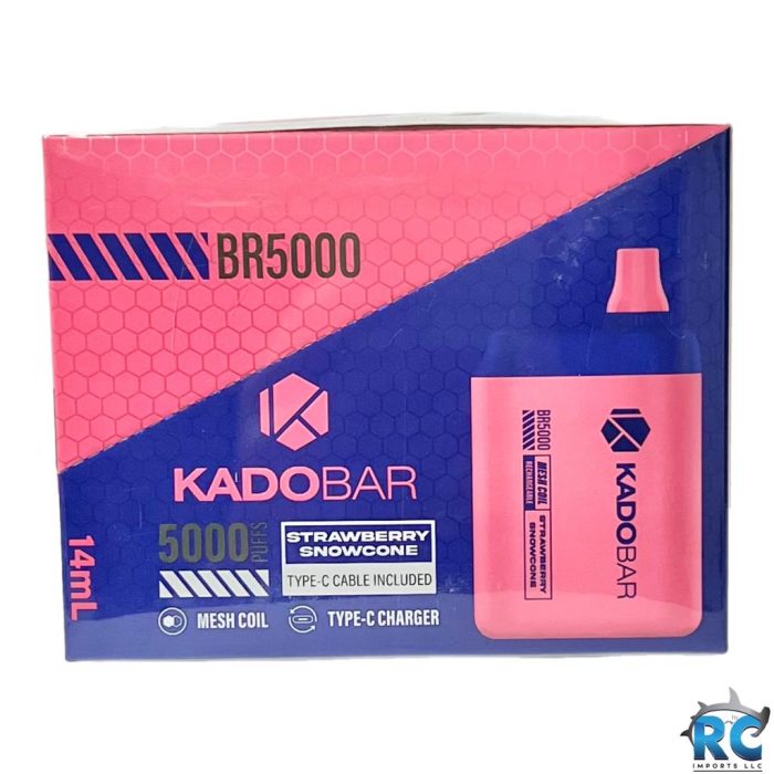 VAPE KADOBAR STRAWBERRY SNOWCONE 5000 PUFFS