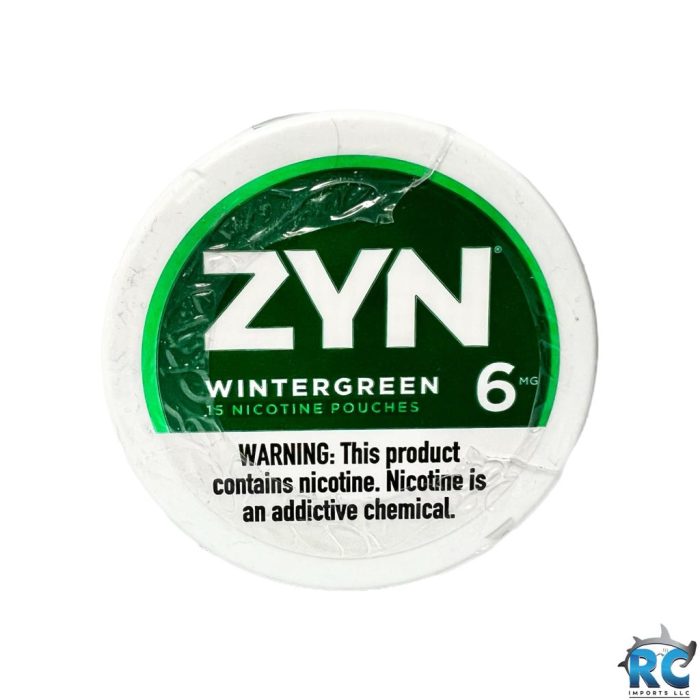 TB NICOTINE ZYN POUCHES WINTERGREEN