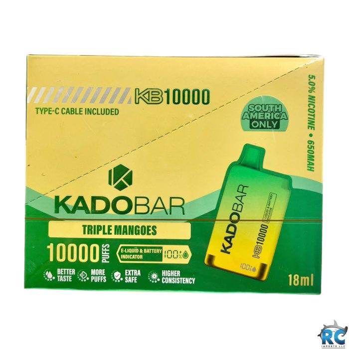 VAPE KADOBAR TRIPLE MANGOES 10,000 PUFFS