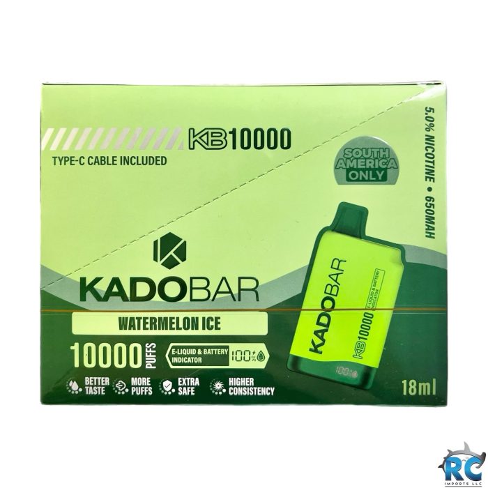 VAPE KADOBAR WATERMELON ICE 10,000 PUFFS