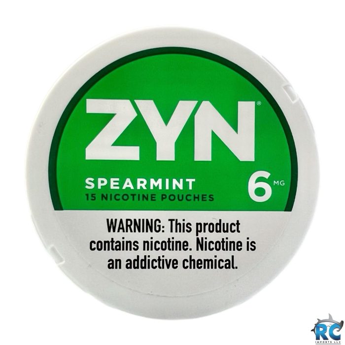 TB NICOTINE ZYN POUCHES SPEARMINT