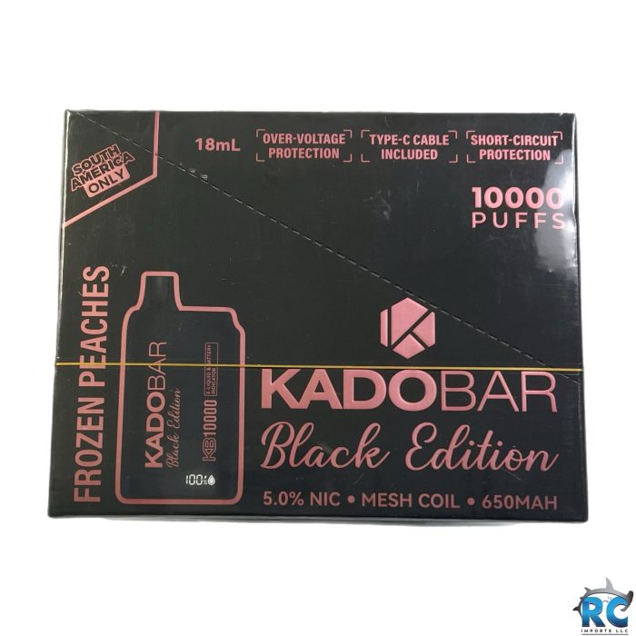 VAPE KADOBAR BK FROZEN PEACHES 10,000 PUFFS