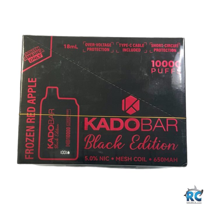 VAPE KADOBAR BK FROZEN RED APPLE 10,000 PUFFS